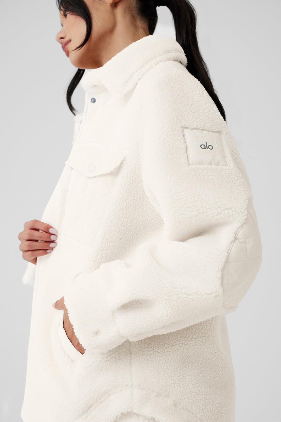 Sherpa Edge Shacket - Ivory Product Image