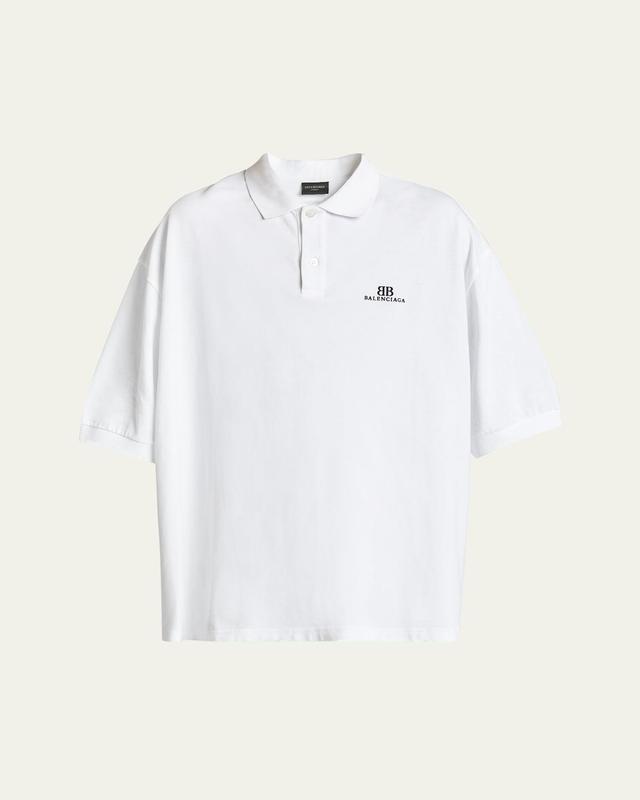 Mens Oversized Polo Shirt Product Image