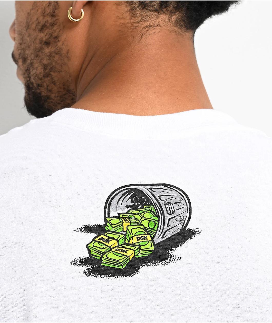 DGK Menace White T-Shirt Product Image