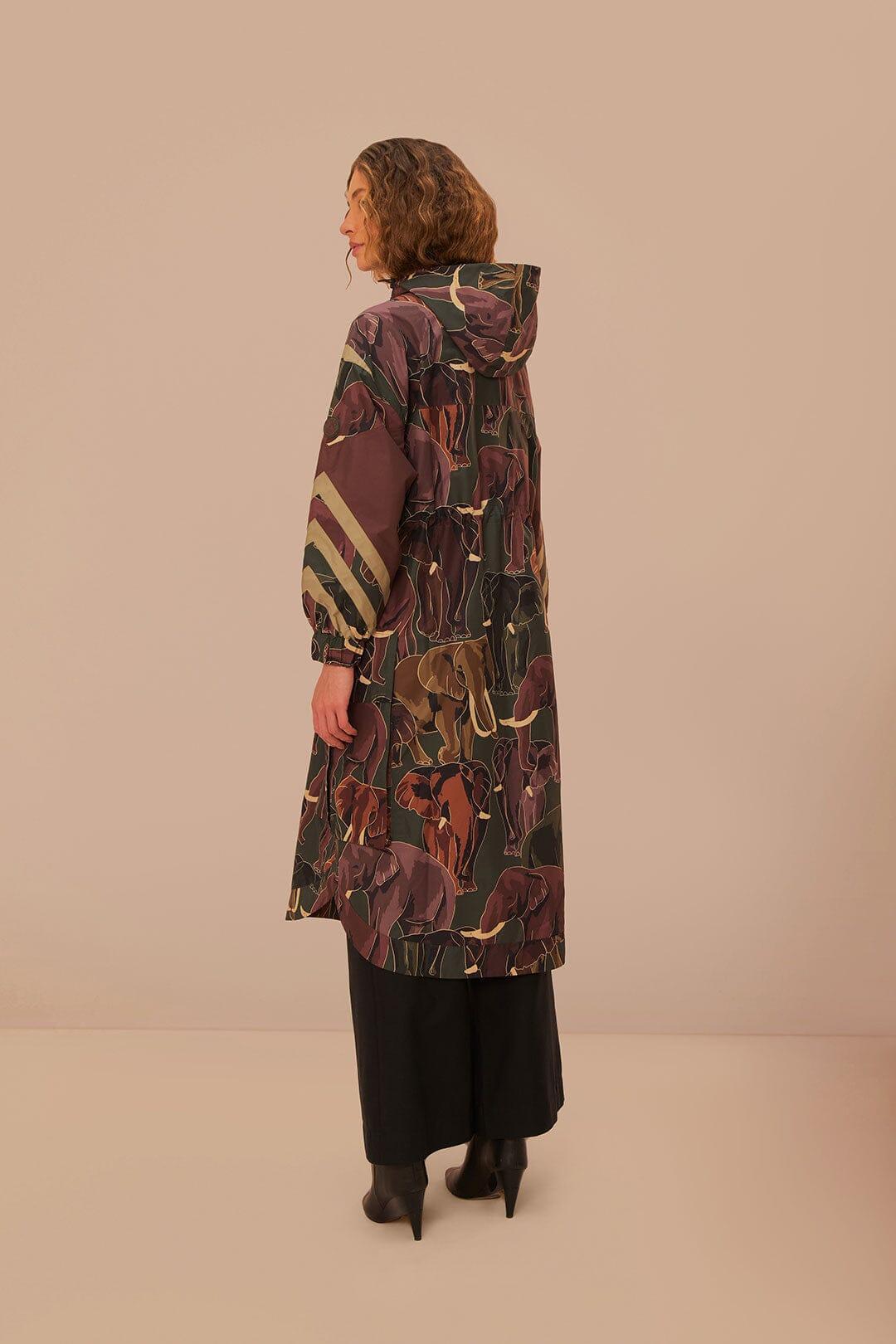 Elephants Maxi Raincoat Product Image