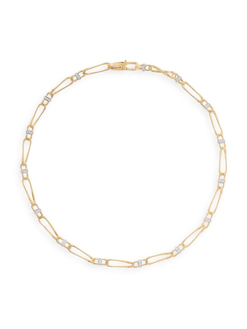 Womens Marrakech Onde Two-Tone 18K Gold & 0.75 TCW Diamond Chain Necklace Product Image