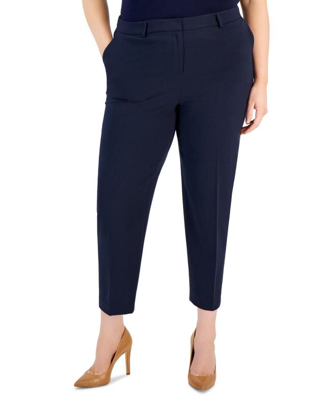 Tahari Asl Plus Size Shannon Mid-Rise Ankle Pants Product Image