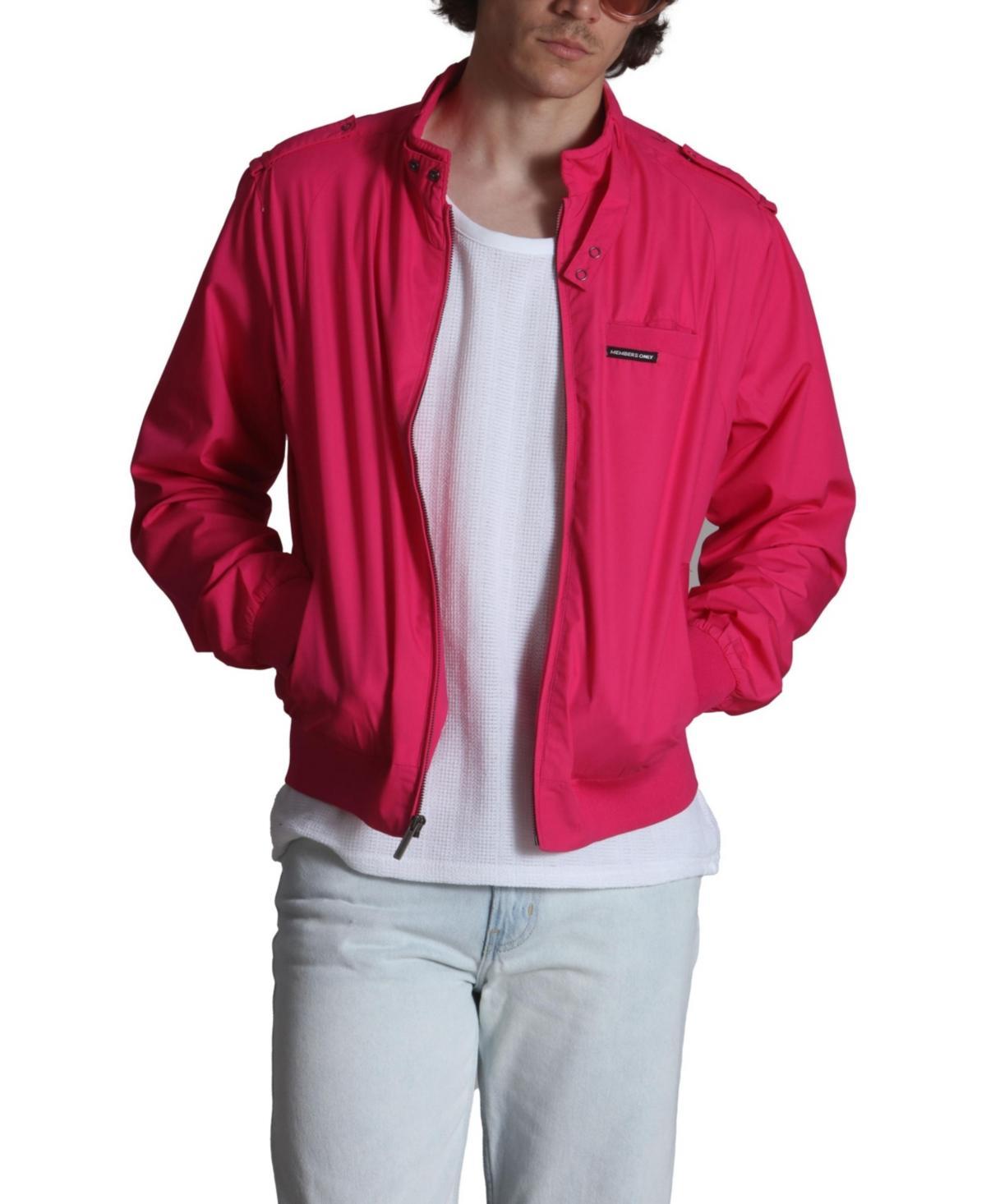 Members Only Mens Classic Iconic Racer Jacket (Slim Fit) Product Image