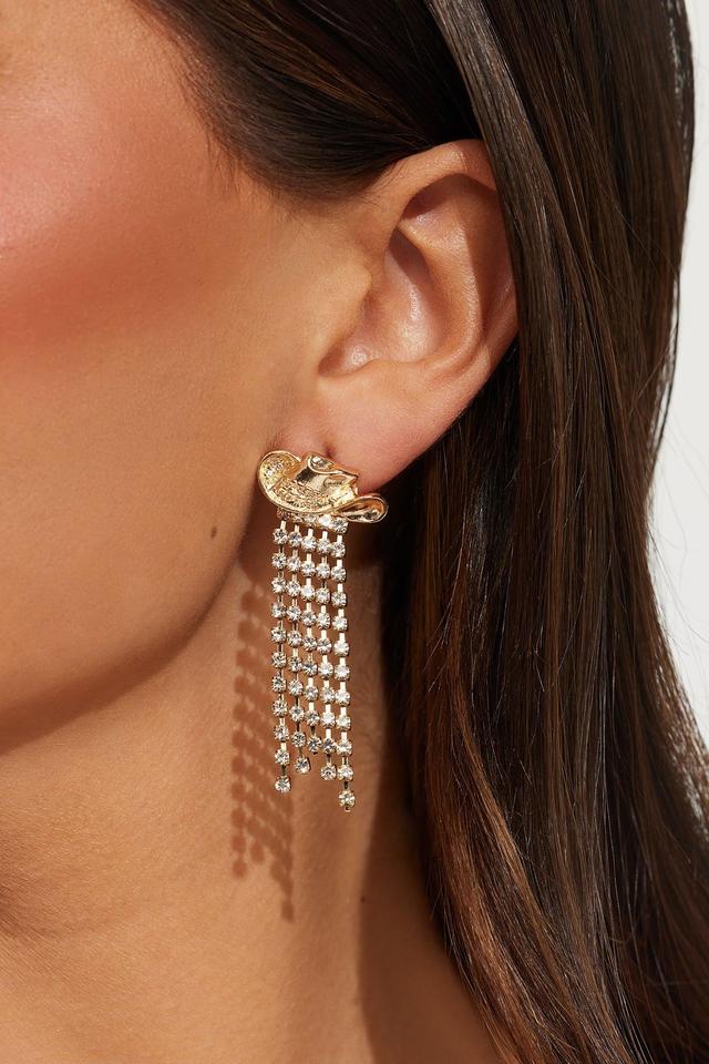 Rodeo Diva Earrings - Gold Product Image