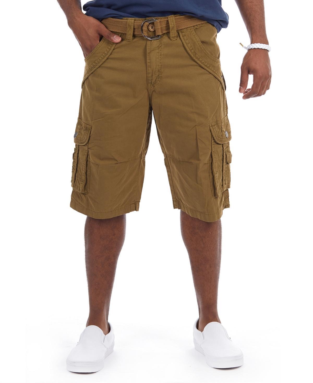 X-Ray Mens Belted Double Pocket Cargo Shorts Product Image