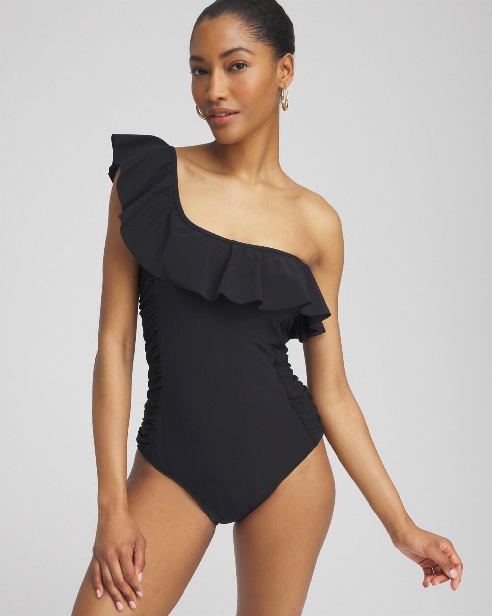 Gottex One Shoulder One Piece Swimsuit Product Image