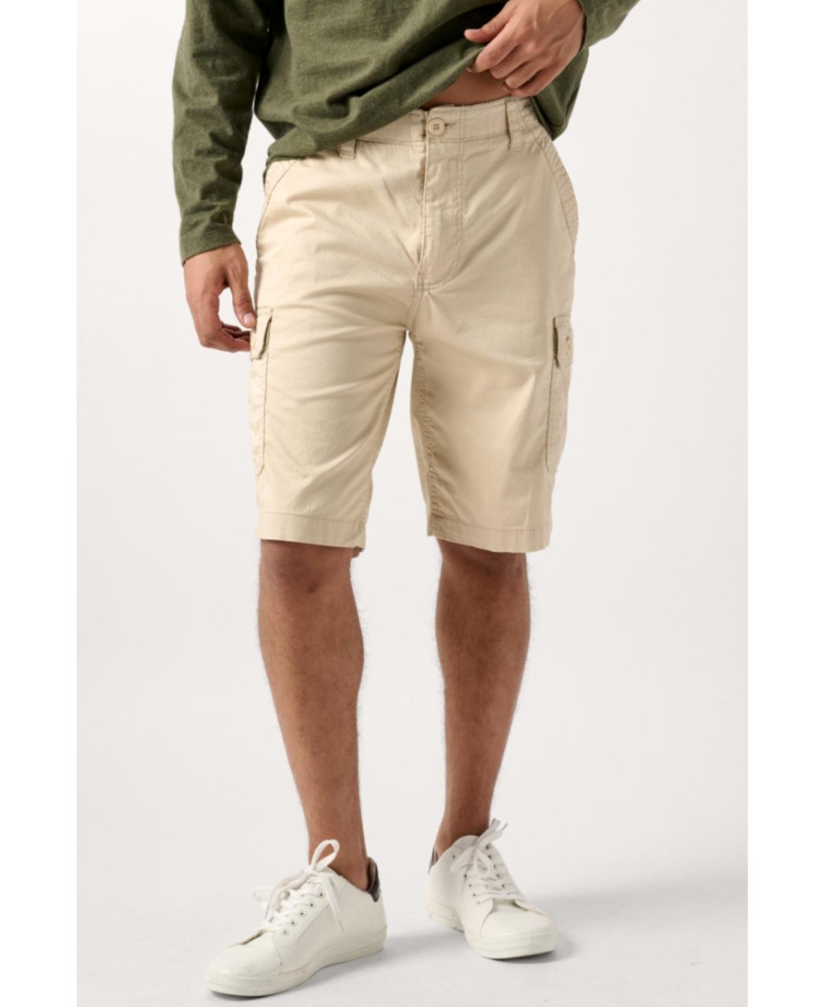 Mens Stretch Textured Cargo Short Product Image