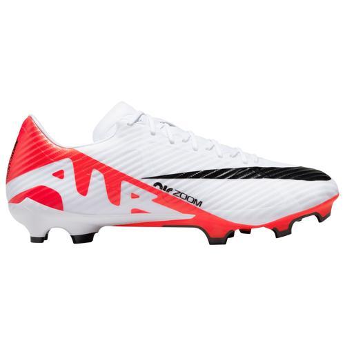 Nike Mens Zoom Vapor 15 Academy FG/MG - Soccer Shoes Bright Crimson/White/Black Product Image