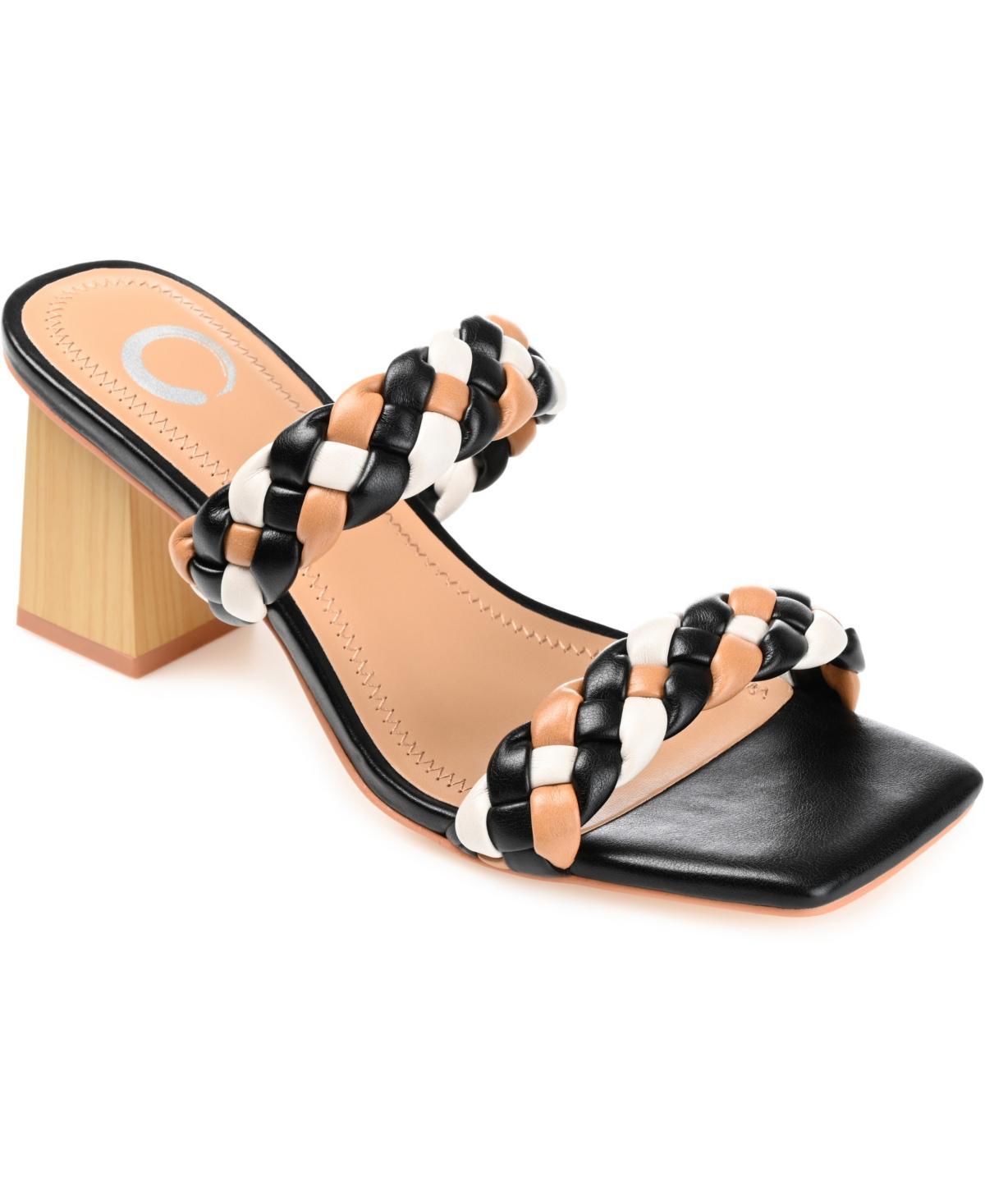 Journee Collection Womens Bronte Braided Sandals Product Image