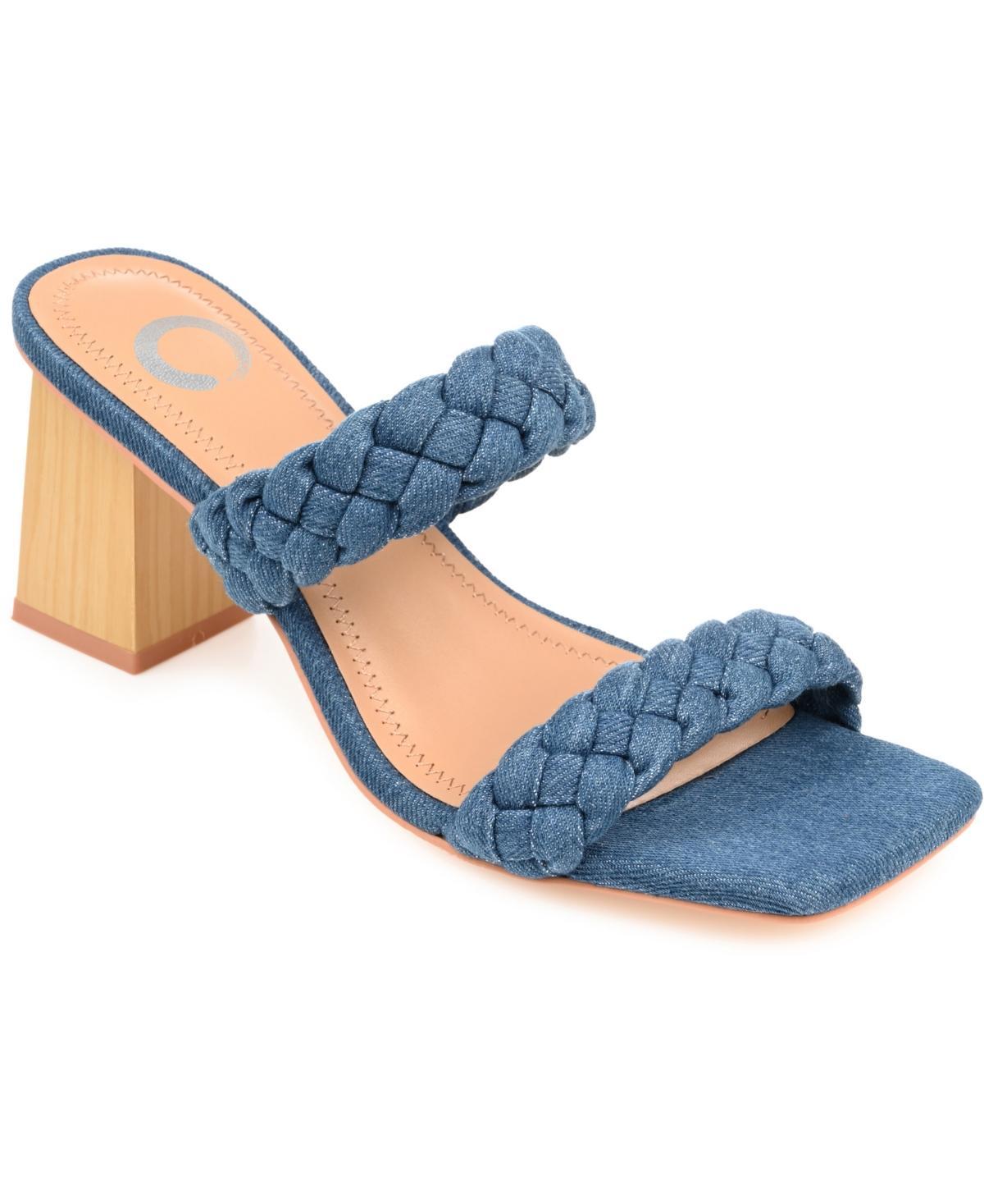 Journee Collection Womens Bronte Braided Sandals Product Image