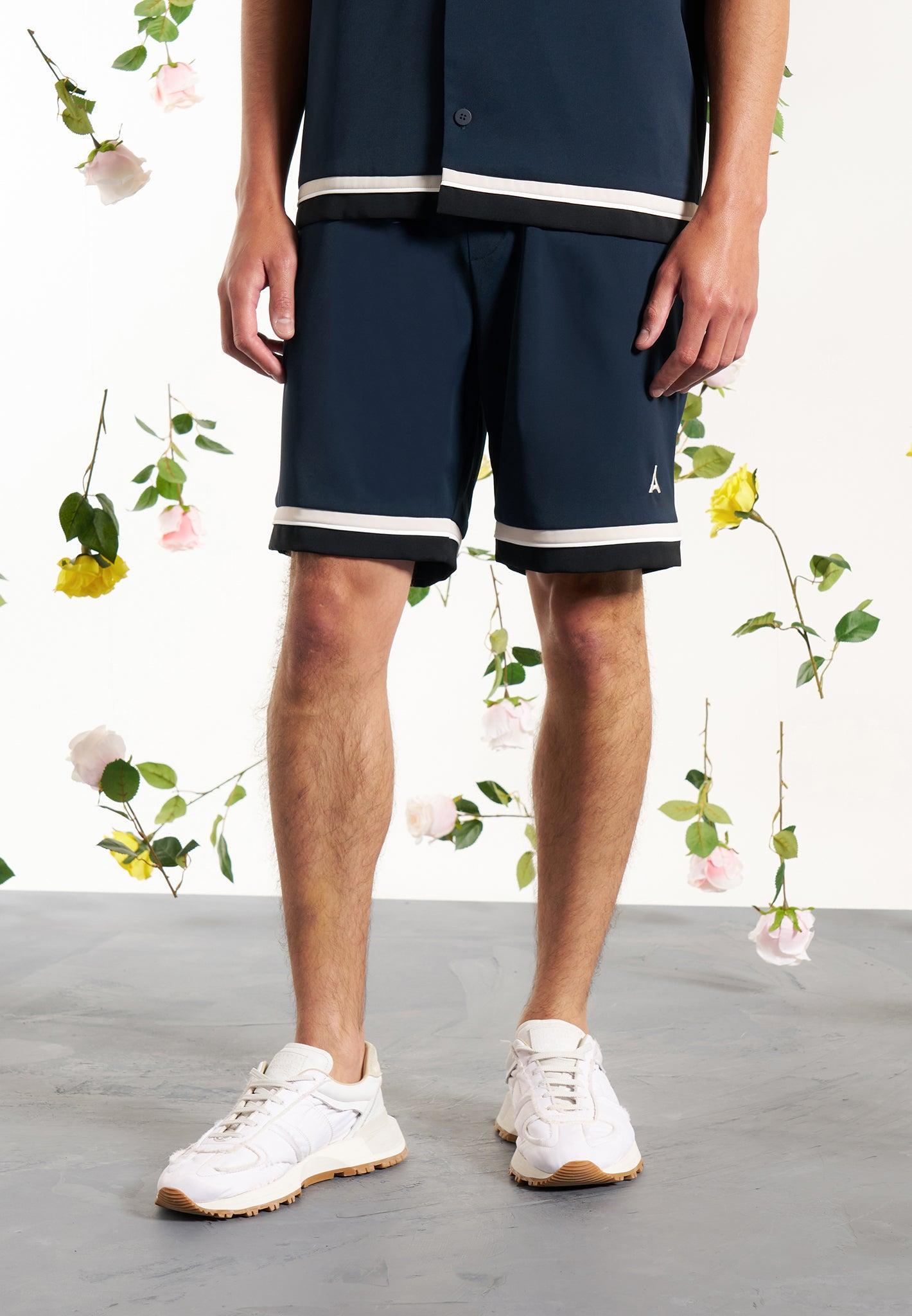 Varsity Shorts - Navy Male Product Image