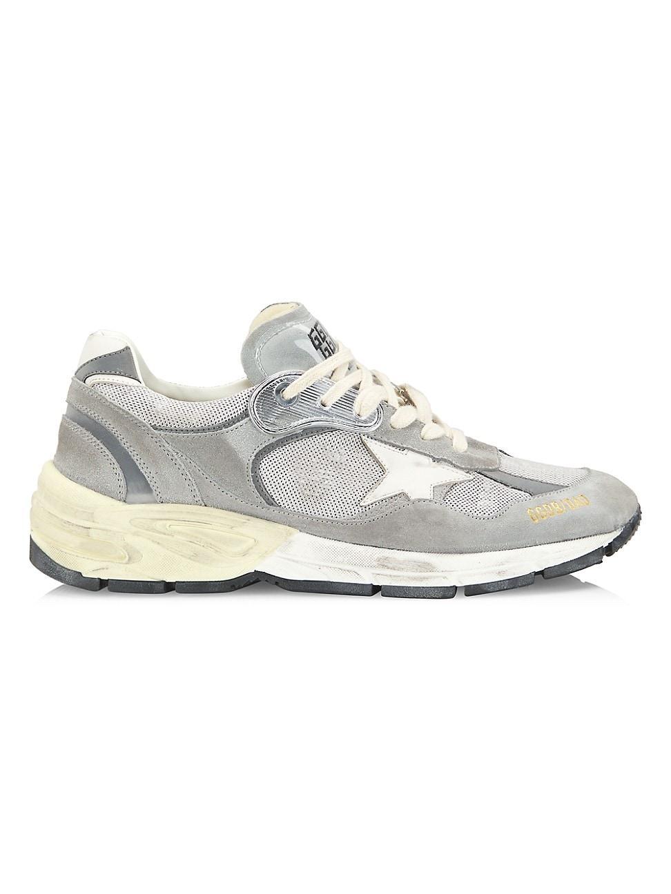 Mens Running Dad Net Suede And Spur Leather Star Sneakers Product Image