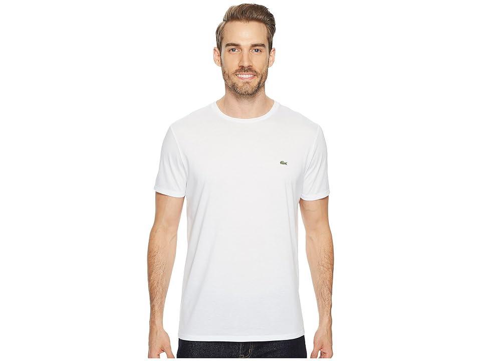 Lacoste Short Sleeve Pima Crew Neck Tee Men's T Shirt Product Image