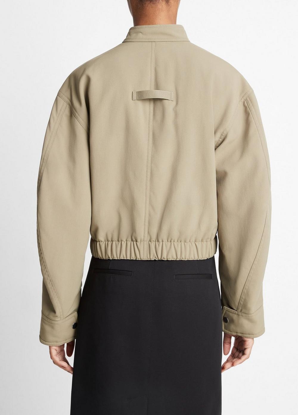 Cropped Bomber Jacket Product Image