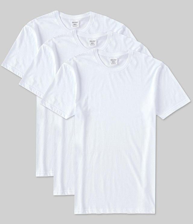 Gold Label Roundtree & Yorke Supima Cotton Crew Neck Undershirts 3-Pack Product Image