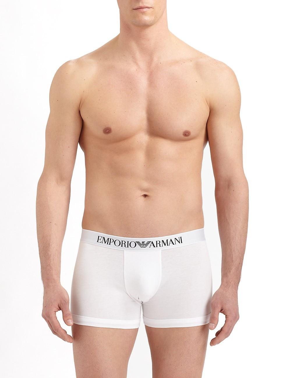 Mens Stretch Cotton Boxer Briefs Product Image