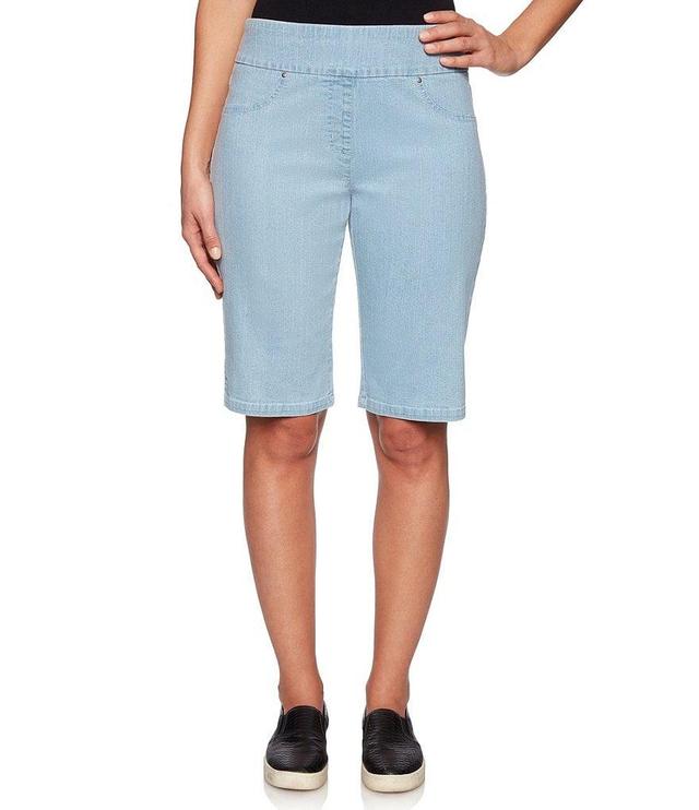 Ruby Rd. Stretch Denim Pull-On Bermuda Shorts Product Image