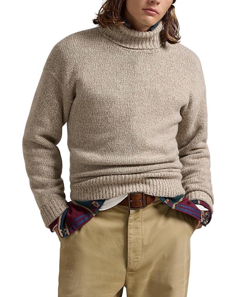 Turtleneck Sweater In Cream Multi Product Image