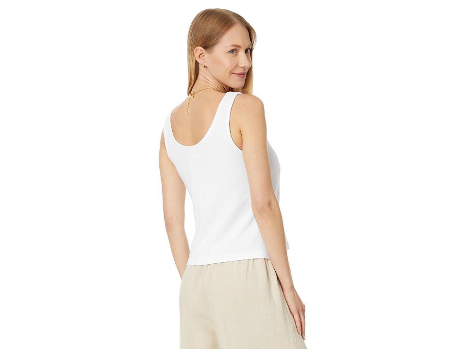 Madewell Pointelle Henley Tank (Eyelet ) Women's Clothing Product Image