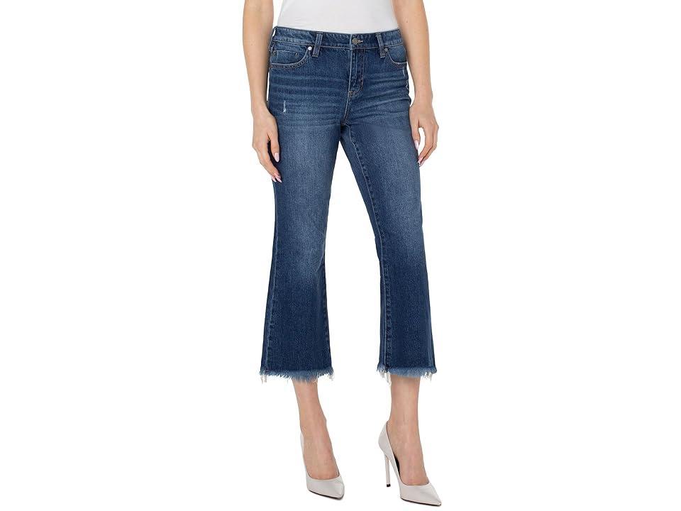 Liverpool Los Angeles Hannah Cropped Flared Jeans in Oceana Product Image