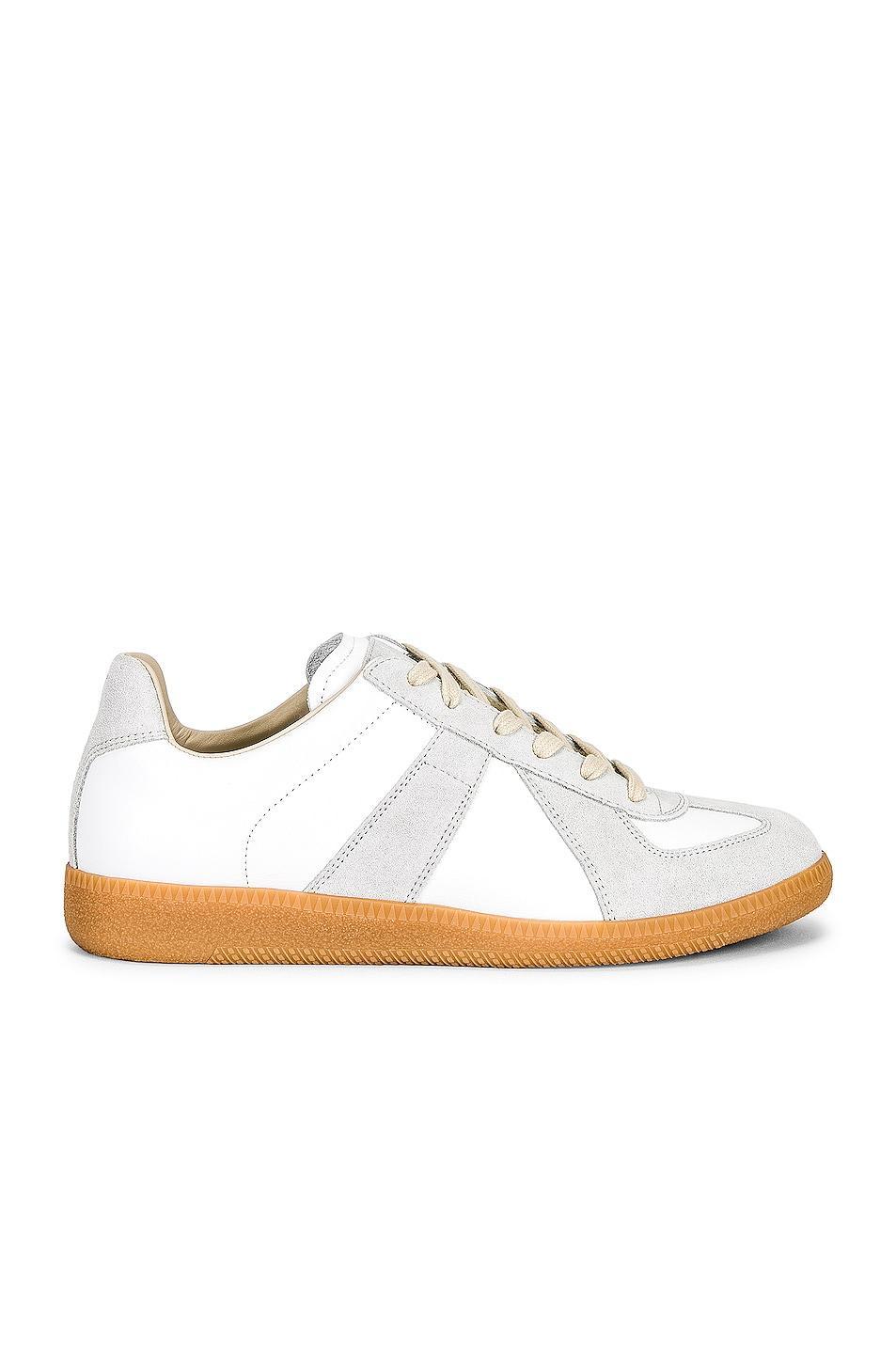 Maison Margiela Replica Sneakers White. Size 38 (also in 37, 37.5, 38.5, 39, 39.5, 40, 41). Product Image