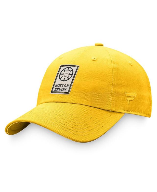 Fanatics Branded Womens Gold Boston Bruins Heritage Vintage-like Adjustable Hat Product Image