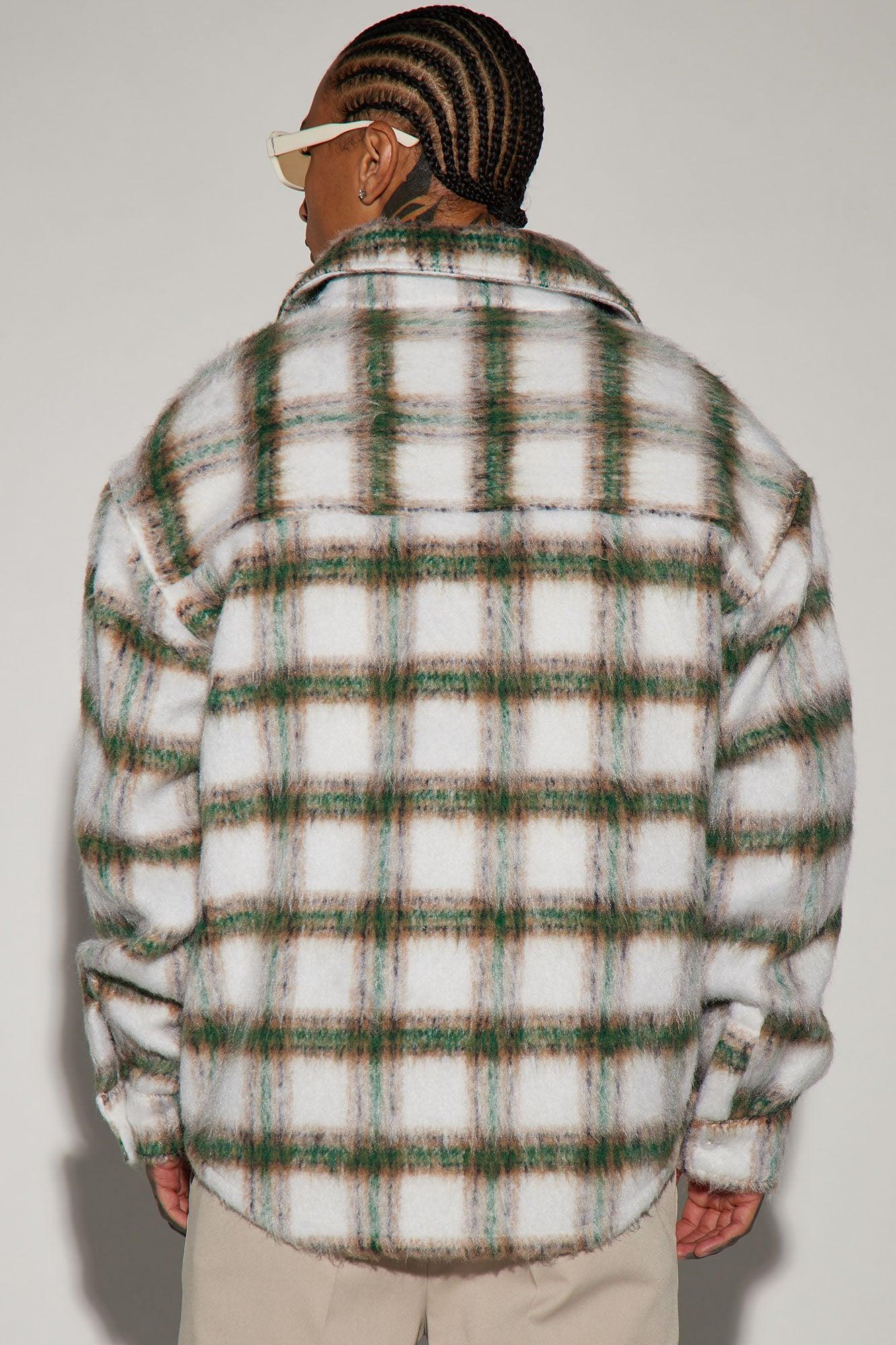 Pacific Mohair Shacket - Olive Product Image