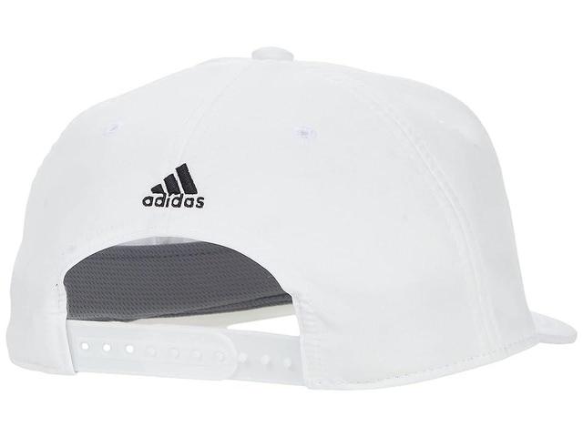 Mens adidas 3-Bar Snapback Baseball Hat, Dark Grey Product Image