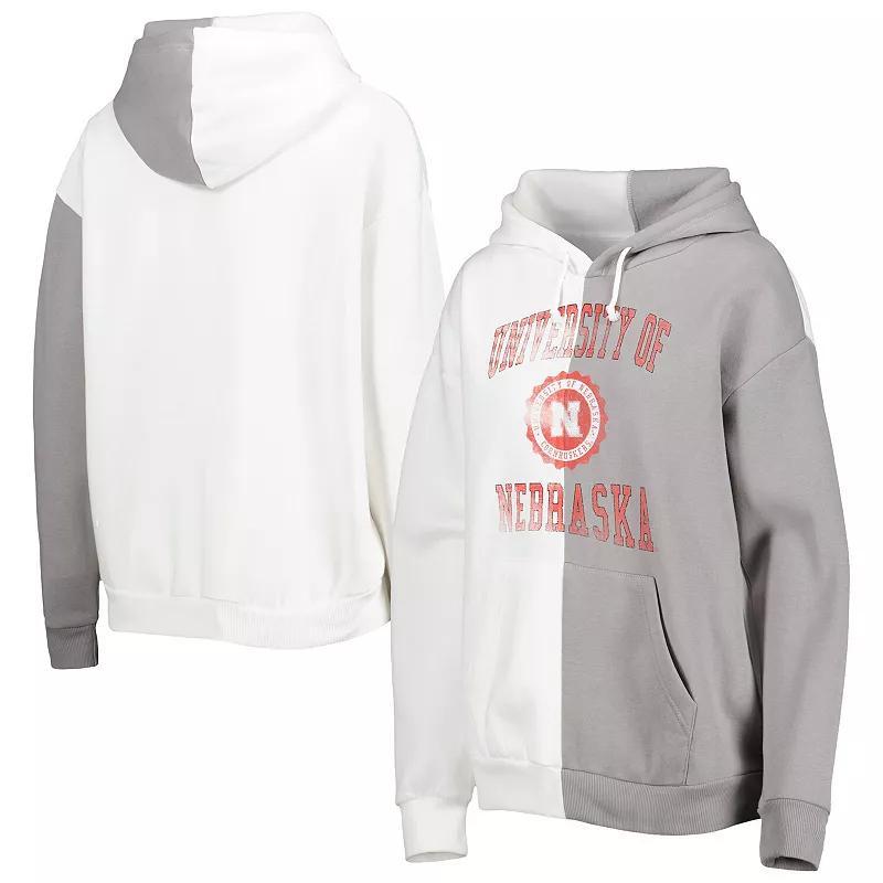 Womens Gameday Couture Gray Nebraska Huskers Split Pullover Hoodie Product Image