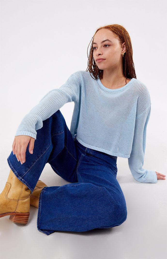 Women's Sea Breeze Cropped Sweater Product Image