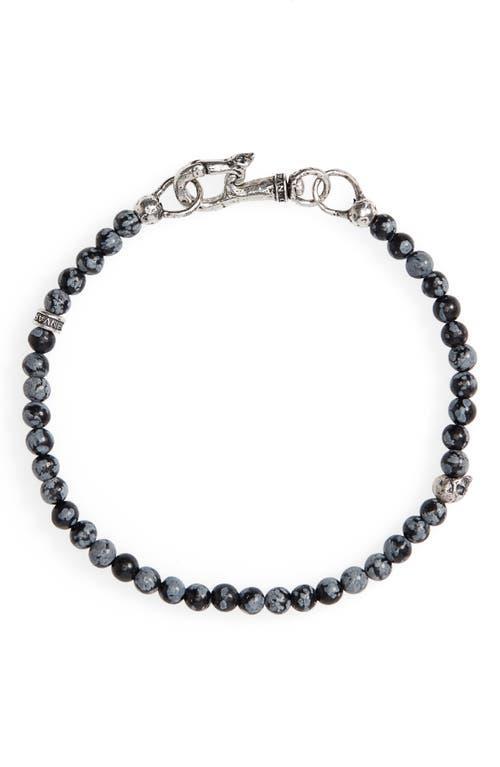 John Varvatos Skull Bead Bracelet Product Image