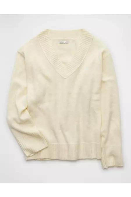 AE Whoa So Soft V-Neck Sweater Womens Product Image