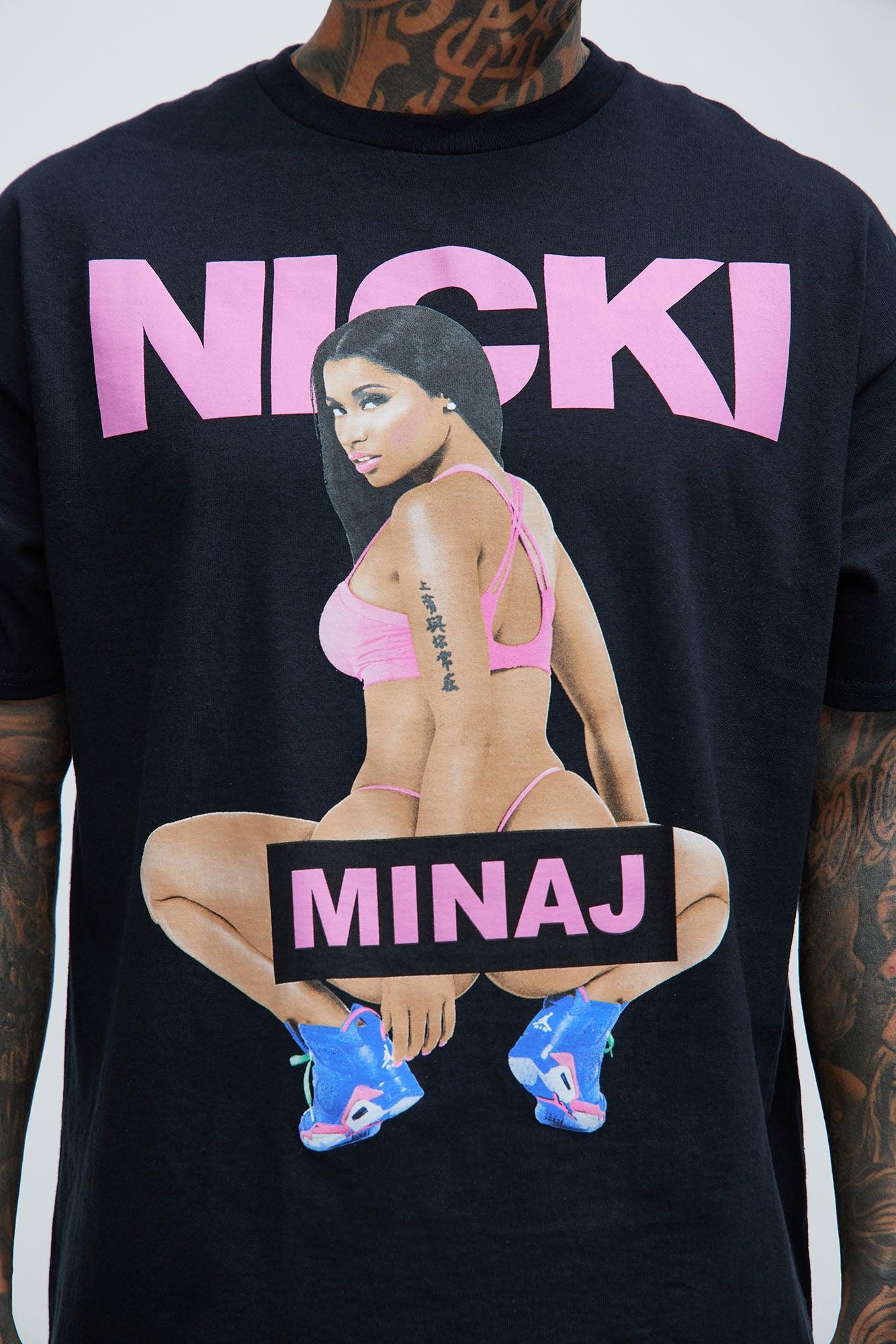 Nicki Minaj Oversize Short Sleeve Tee - Black Product Image