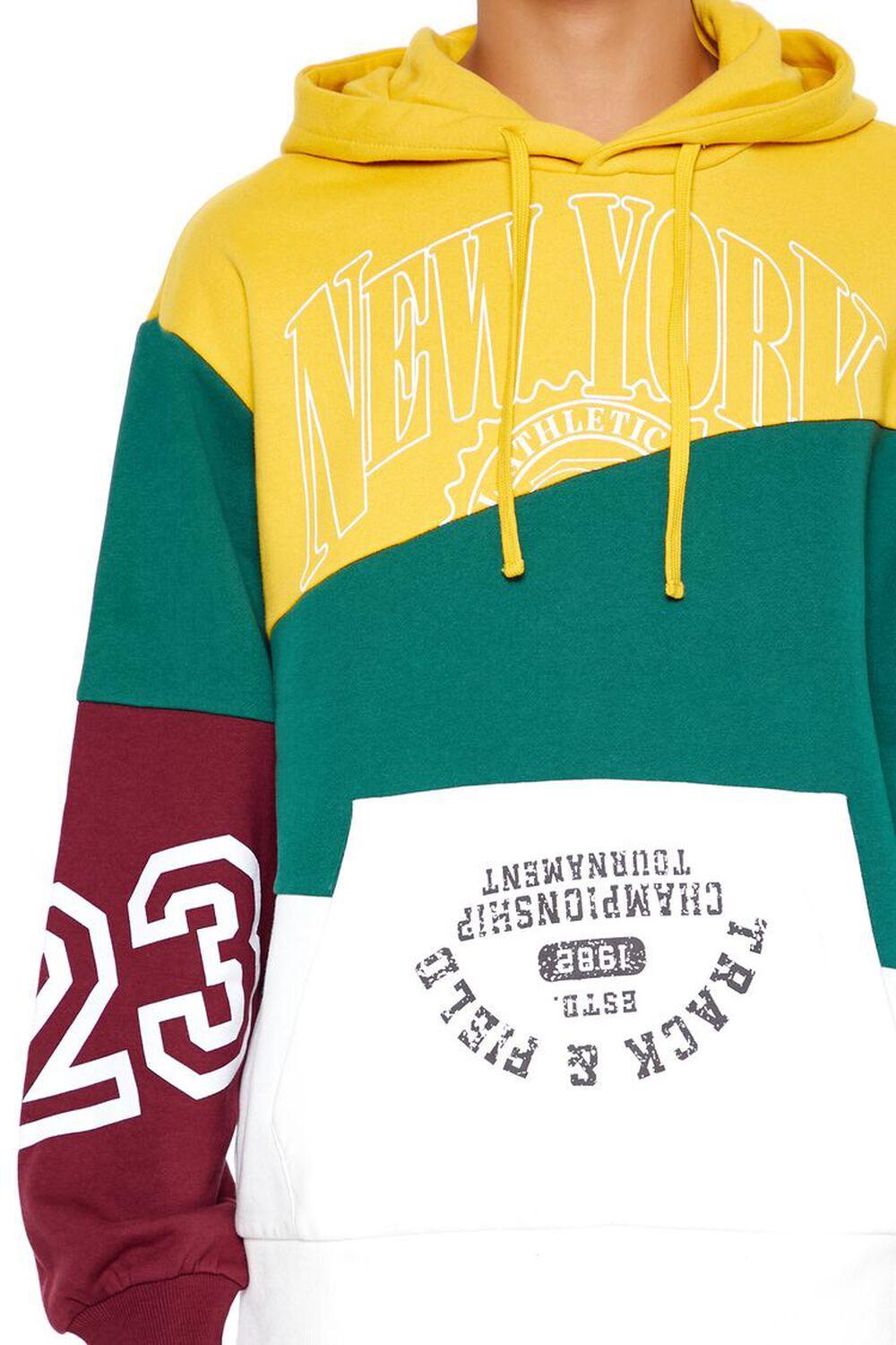 Colorblock New York Hoodie | Forever 21 Product Image