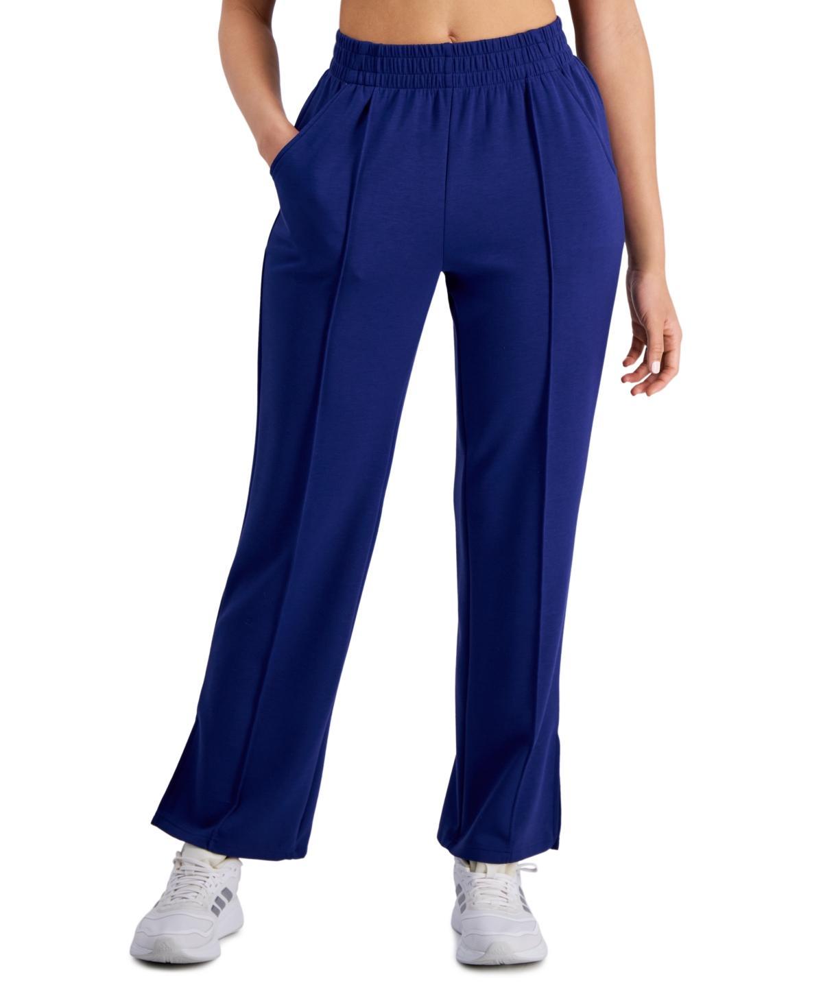 Id Ideology Womens Straight-Leg Pull-On Pants, Created for Macys Product Image