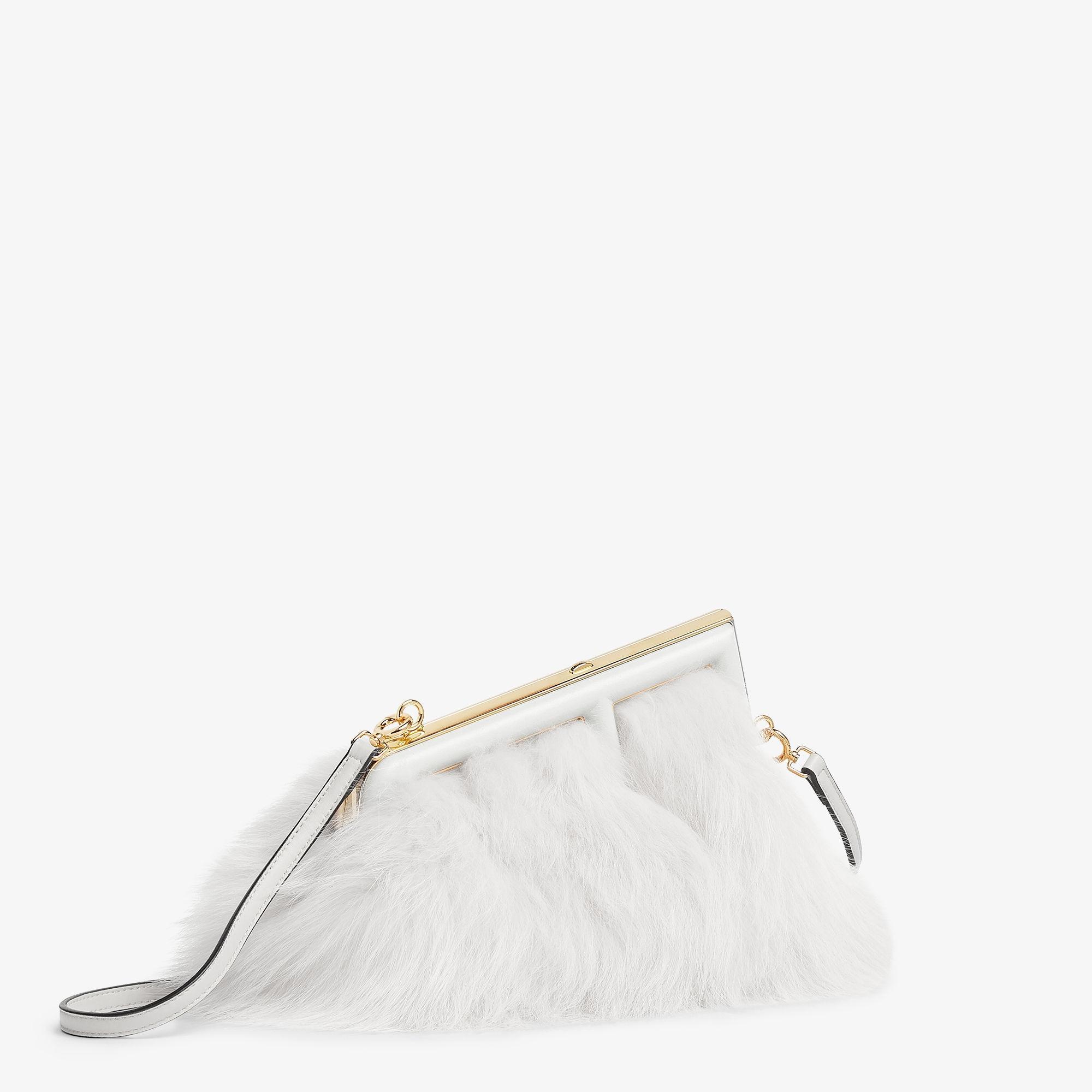 Fendi First SmallWhite fox fur bag Product Image