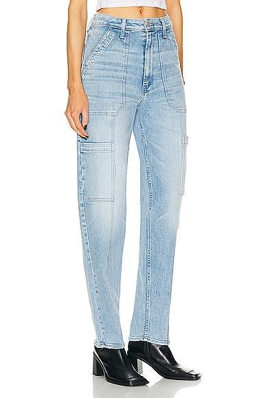 Womens The Private Double Pocket Skimp High-Rise Stretch Tapered Jeans Product Image