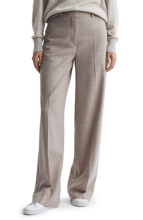 Womens Hazel Stretch Wool Wide-Leg Pants Product Image