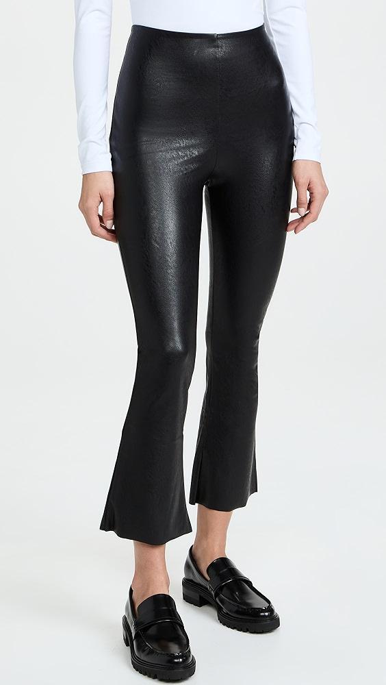 Commando Faux Leather Cropped Flare Pants | Shopbop Product Image