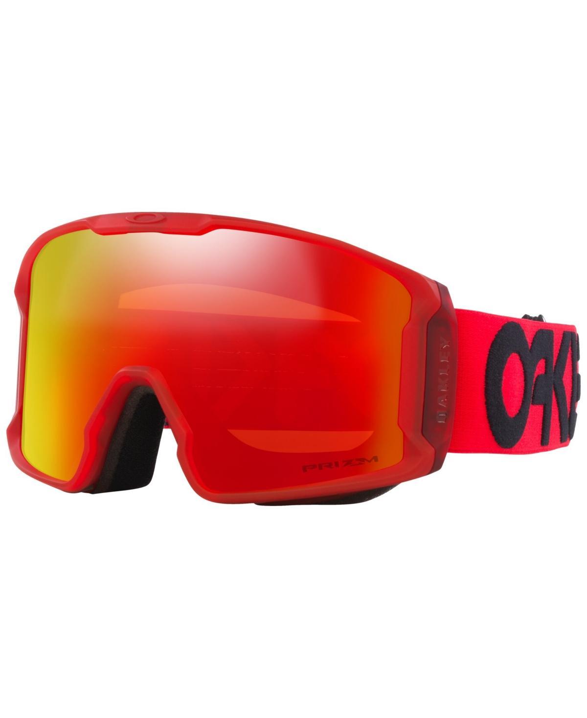 Oakley Unisex Line Miner L Snow Goggles - Matte Redline Product Image