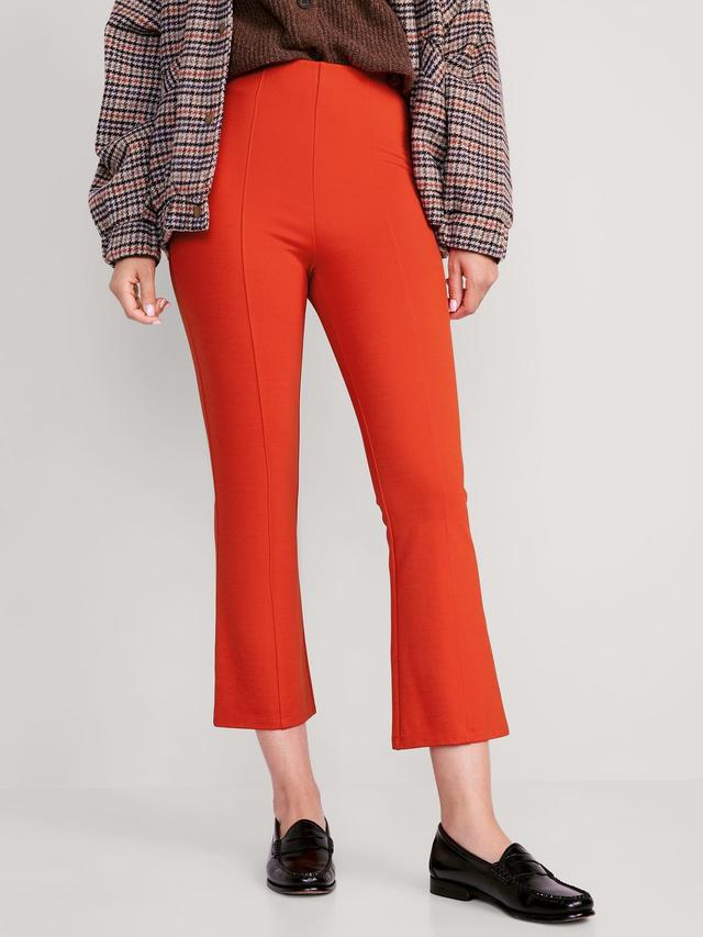 Extra High-Waisted Stevie Crop Flare Pants Product Image