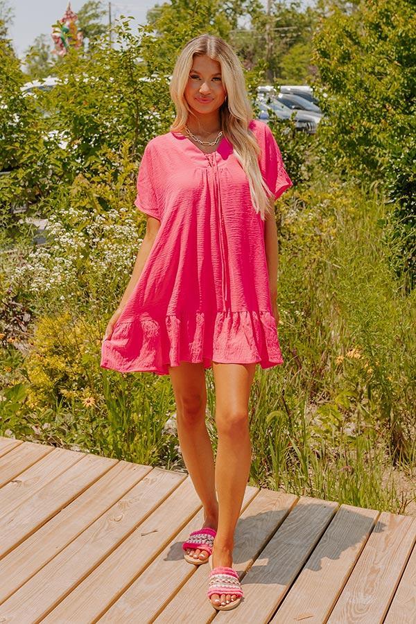 Malibu Villa Shift Dress in Pink Product Image