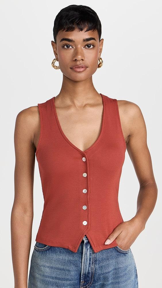 Veronica Beard Jean Hoorne Vest Top | Shopbop Product Image