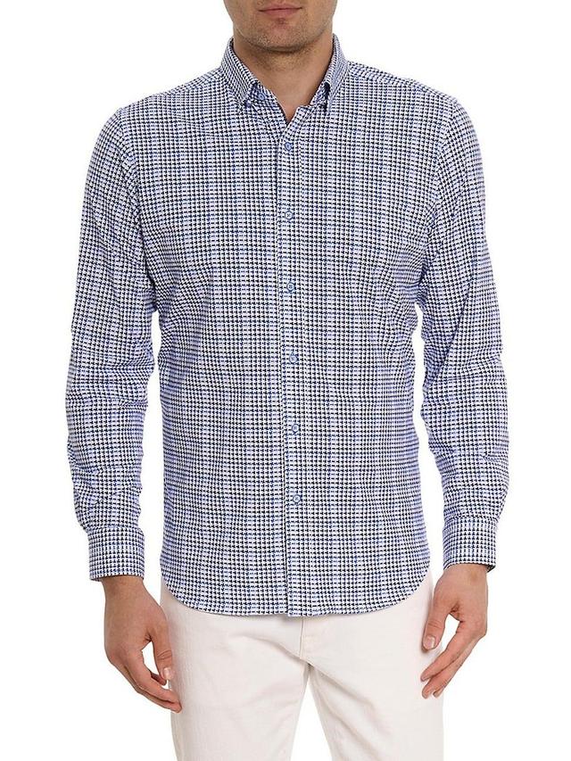 Mens Rizzo Houndstooth Knit Shirt Product Image