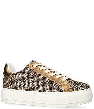 Kurt Geiger London Laney Glitz Rhinestone Houndstooth Platform Sneakers Product Image