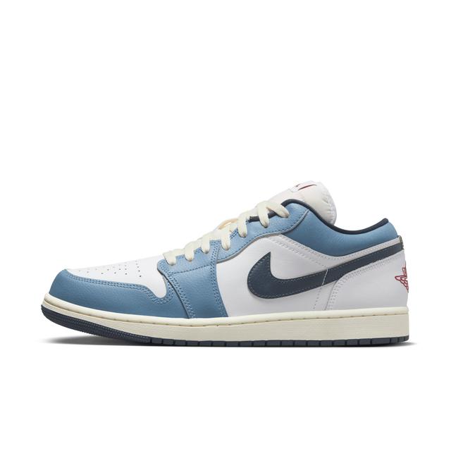 Jordan Mens Jordan AJ 1 Low SE - Mens Shoes Blue/White Product Image