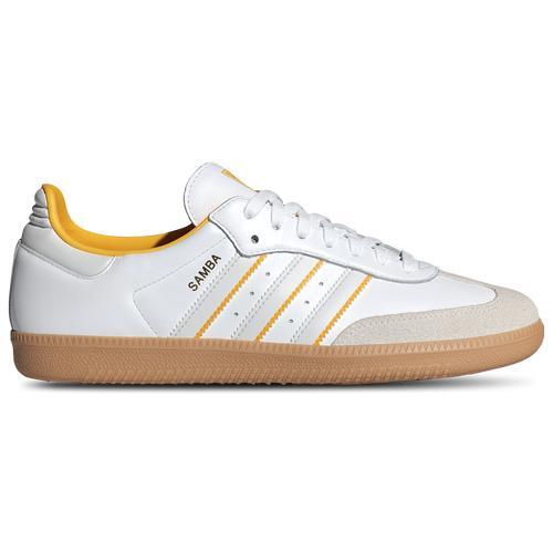 adidas Originals Mens adidas Originals Samba - Mens Shoes Crystal White/White/Crew Yellow Product Image