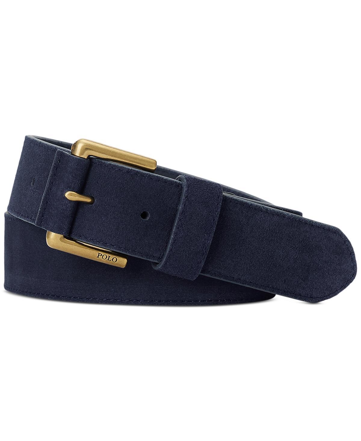 Polo Ralph Lauren Mens Suede Roller Buckle Belt Product Image