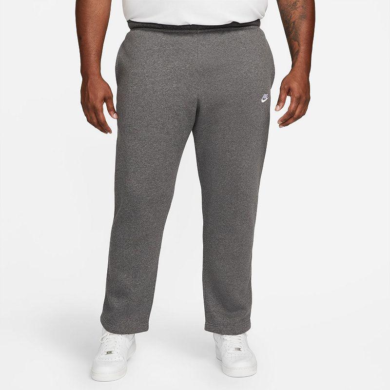 Mens Nike Sportswear Club Fleece Pants Grey Heather White Product Image