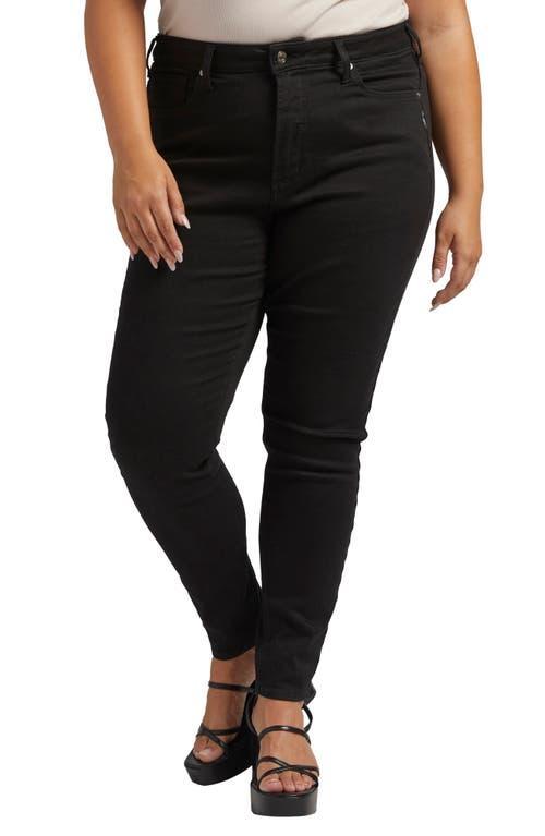 Silver Jeans Co. Plus Size Infinite Fit One Size Fits Three High Rise Skinny Jeans Product Image